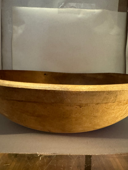 Large Wooden Dough Bowl