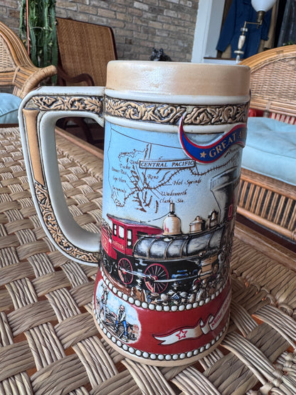 1988 Miller High Life Stein"Great American Achievements" Railway