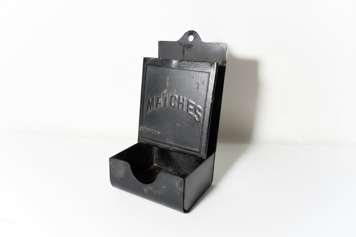 Vintage Metal Match Dispenser