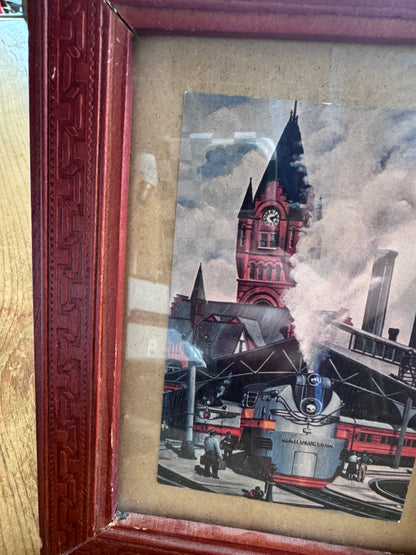 Framed Vintage Milwaukee Print