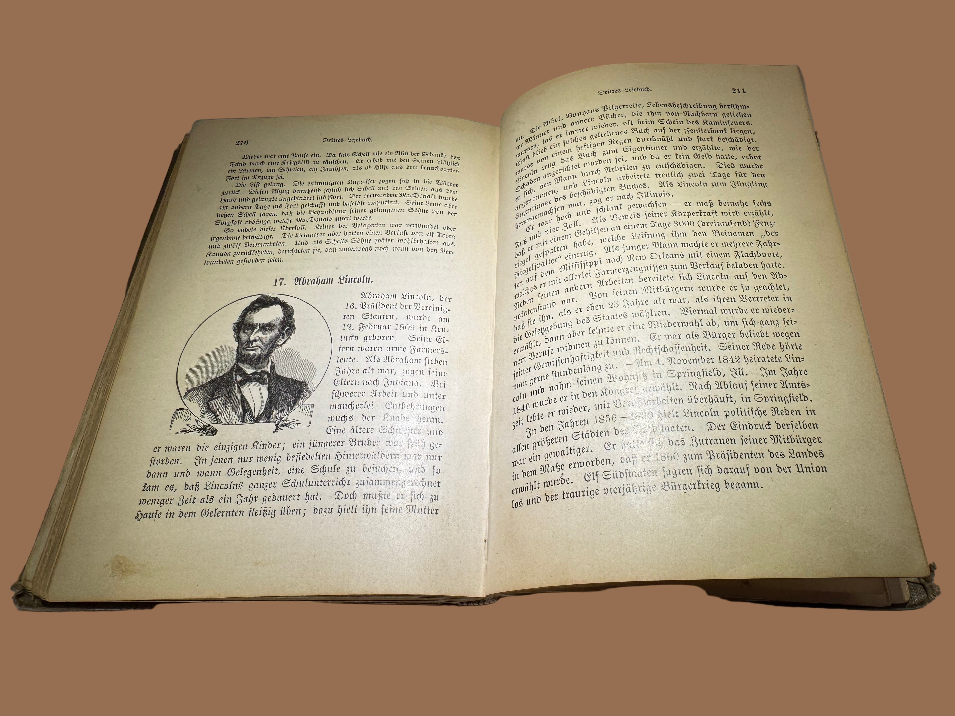 Early 20th Century German School Book