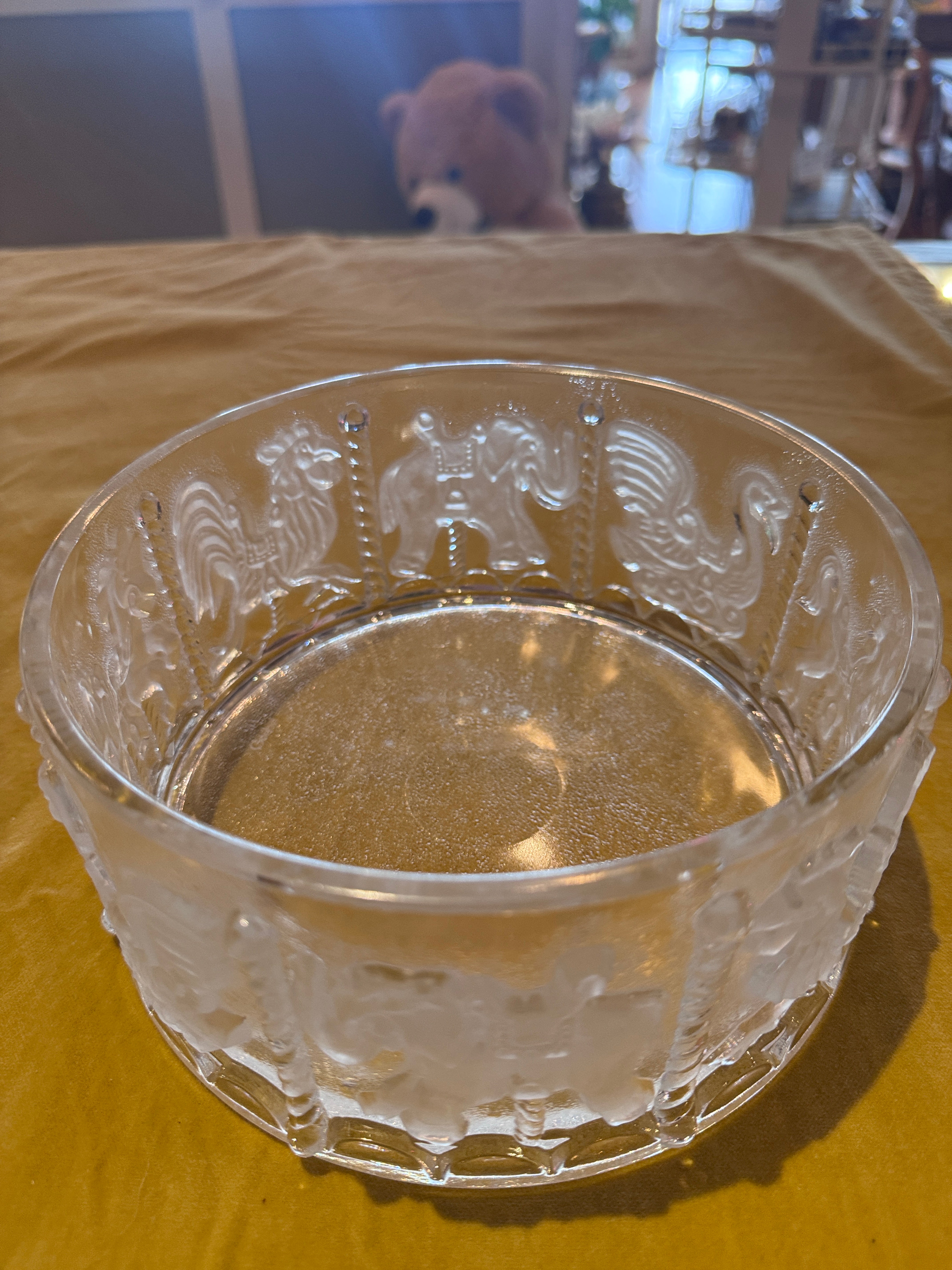 Goebel Crystal Carousel Candy Dish