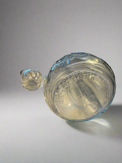 Mid Century Slanted Liquor Decanter