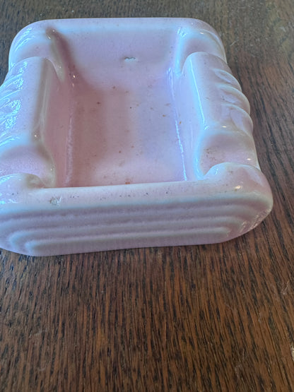 1950s "Never Spill" Ceramic Ashtray