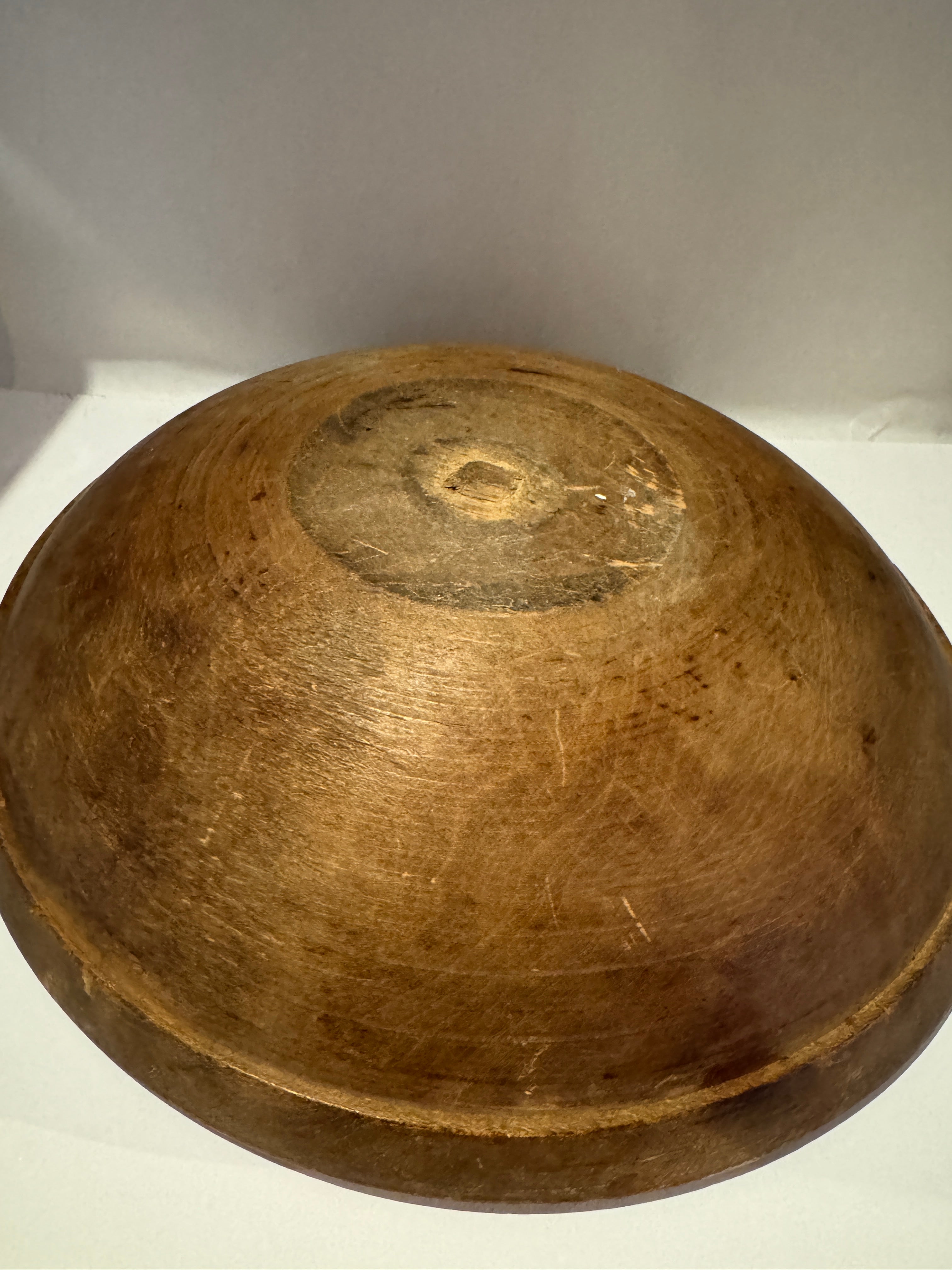 Vintage Dark Wood Bowl #2