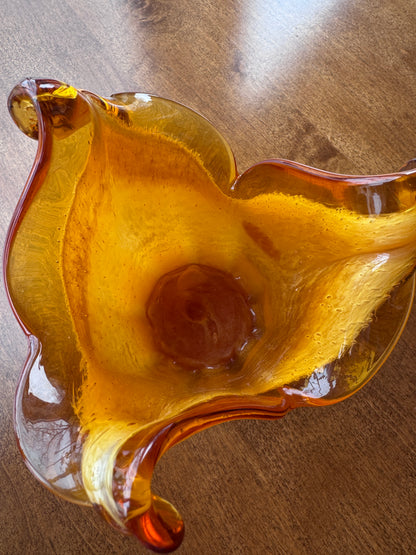 White Crystal Murano Vase