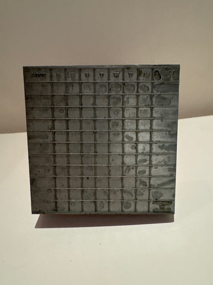 Mid-Century Letter Press Calendar