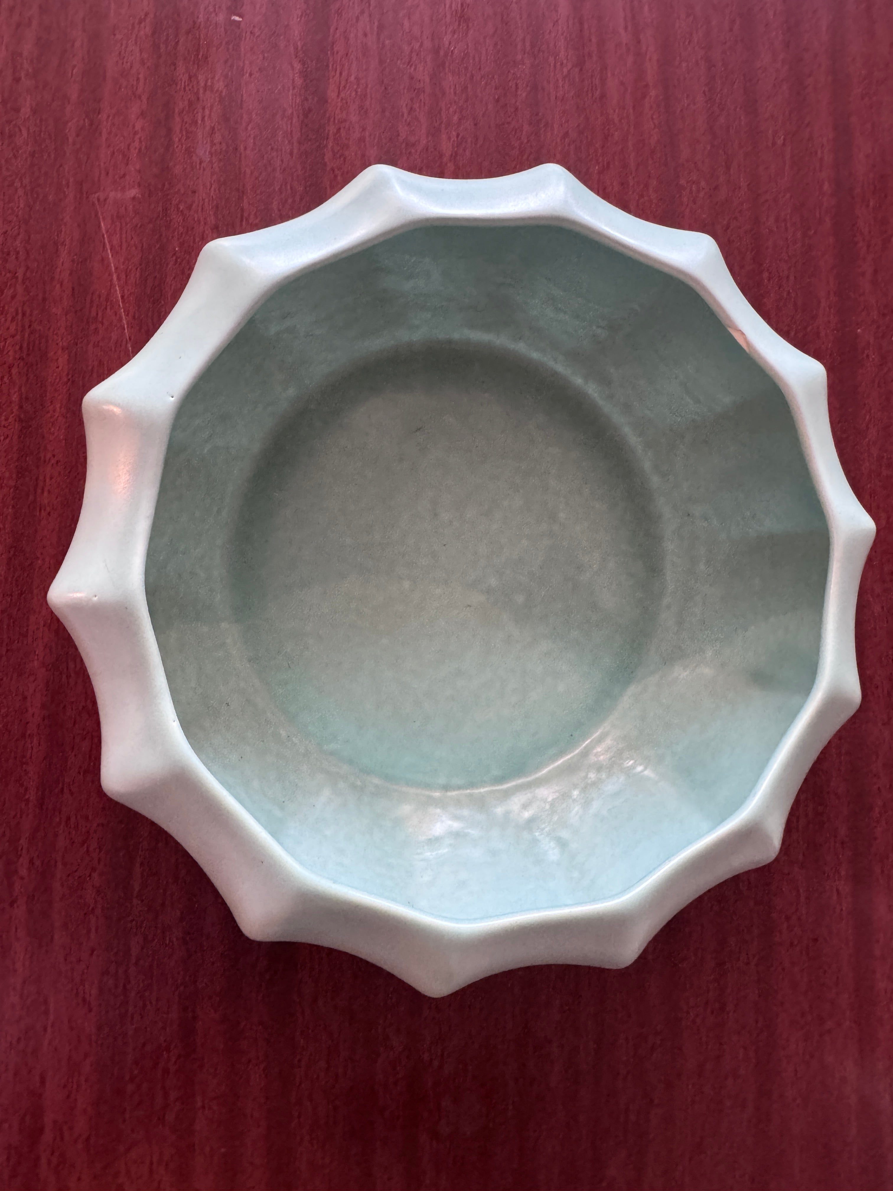 Haeger Grueby Green Bowl