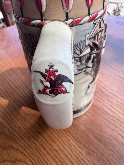 1986 Budweiser Holiday Stein
