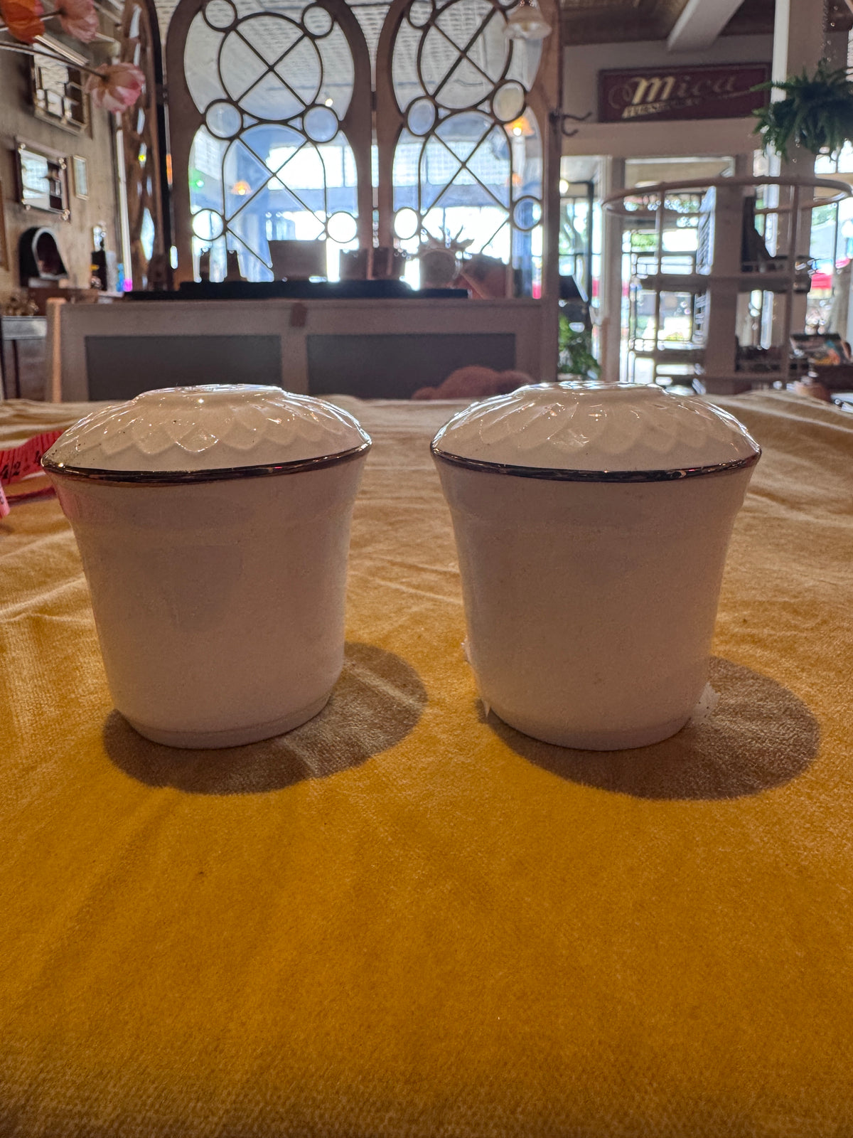 Porcelain Salt & Pepper Shaker Set
