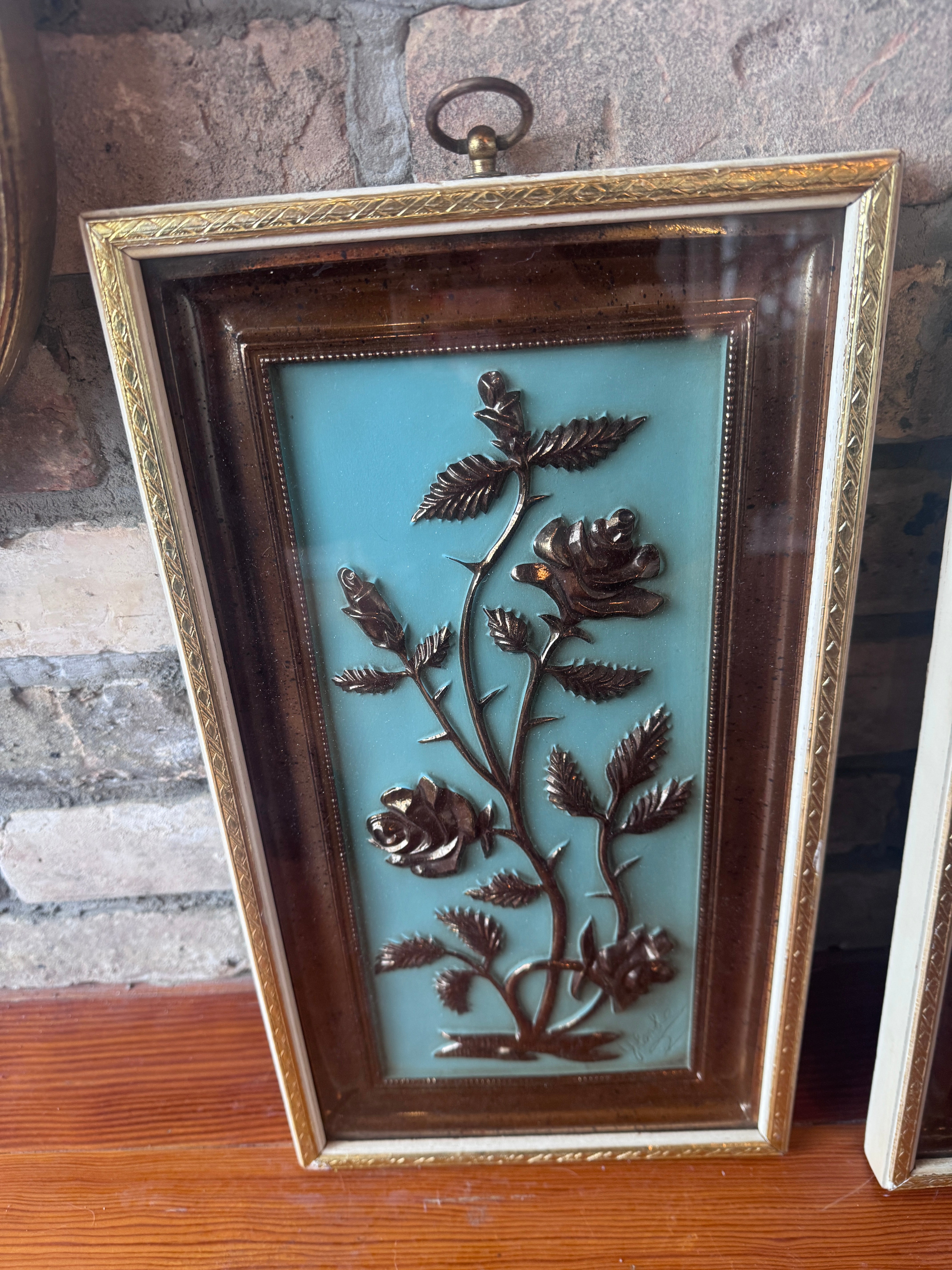 Set of 2:MCM Four Seasons Metalcraft Wall Decor