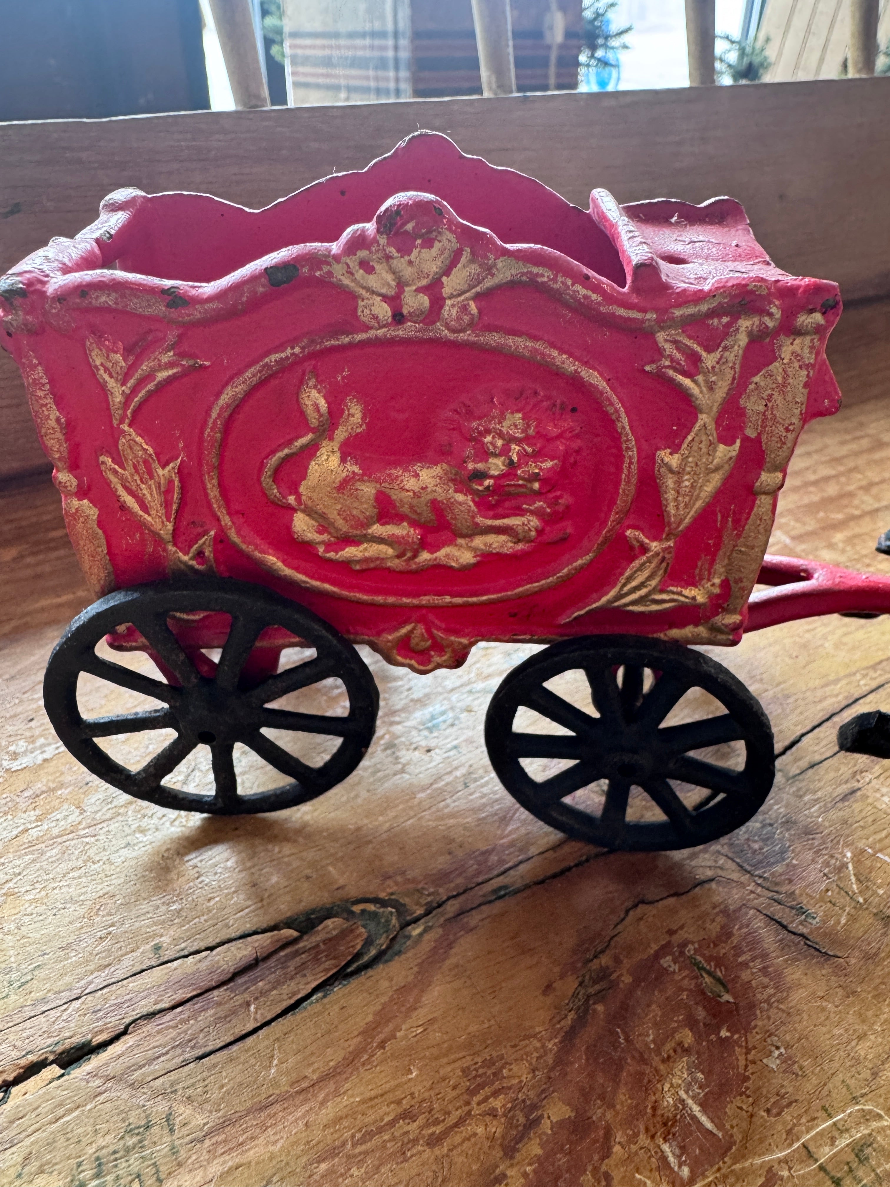 Vintage Cast Iron Kenton Overland Circus Band Wagon