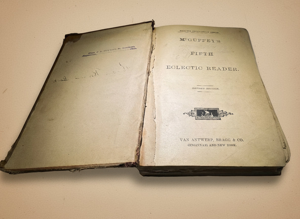 Mid 19th Century English School Book