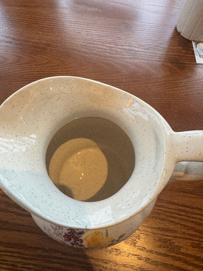 Vintage McCoy Floral Pitcher