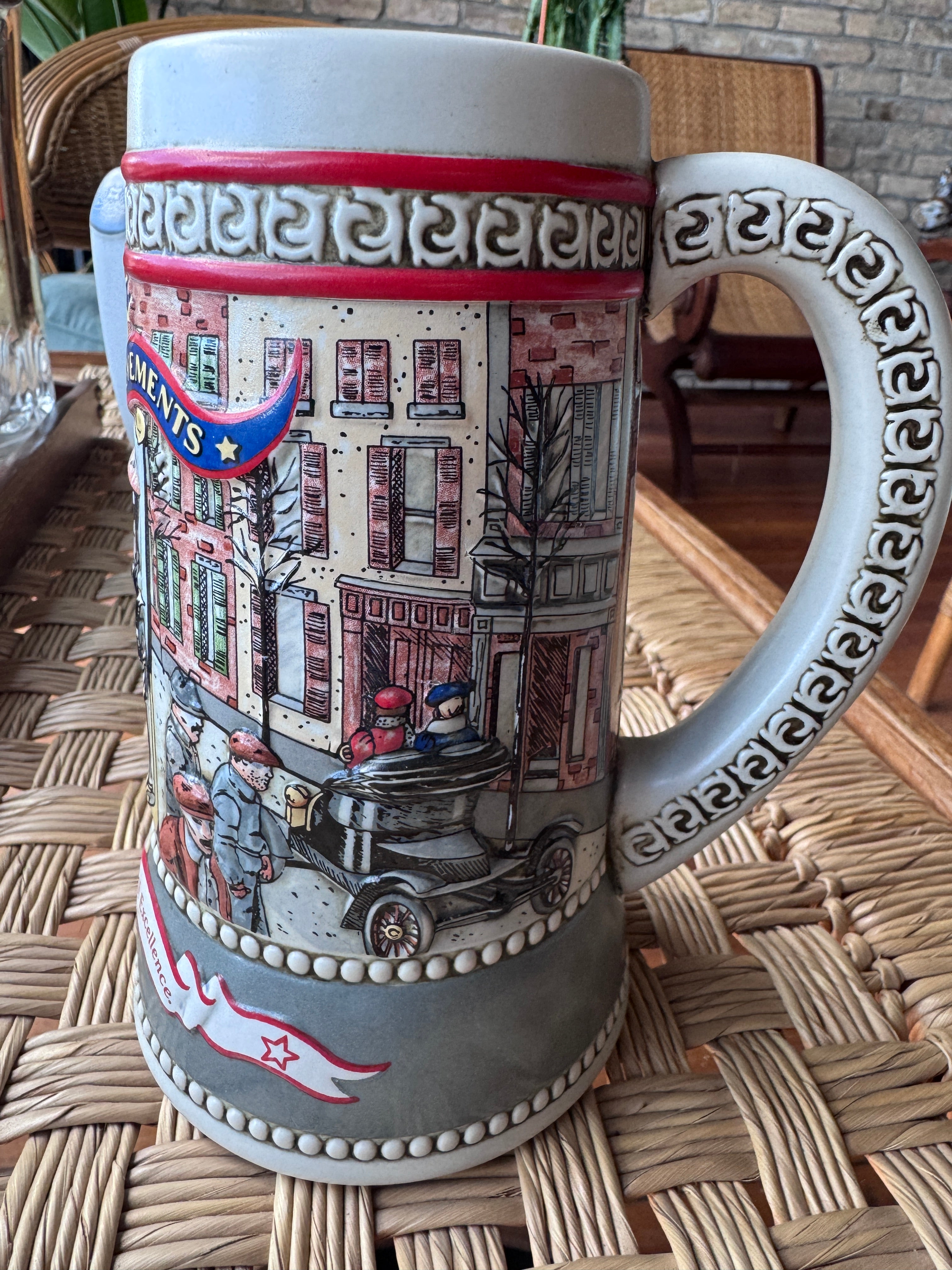 1987 Miller High Life Stein"Great American Achievements"