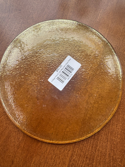Vintage Fire & Light Recycled Glass Plate