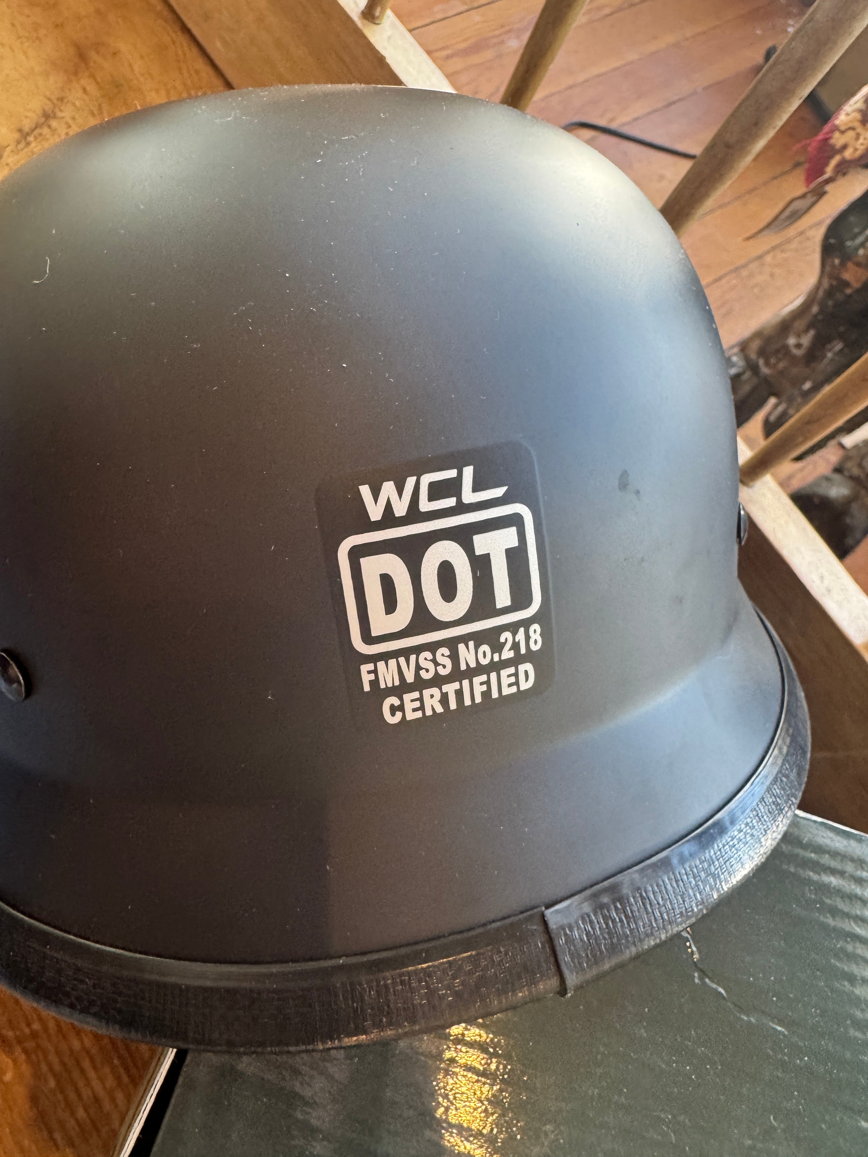 WCL World's Smallest & Lightest D.O.T. Helmet