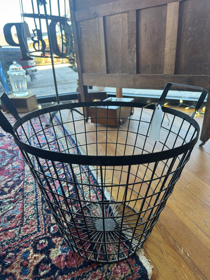 Black Metal Basket