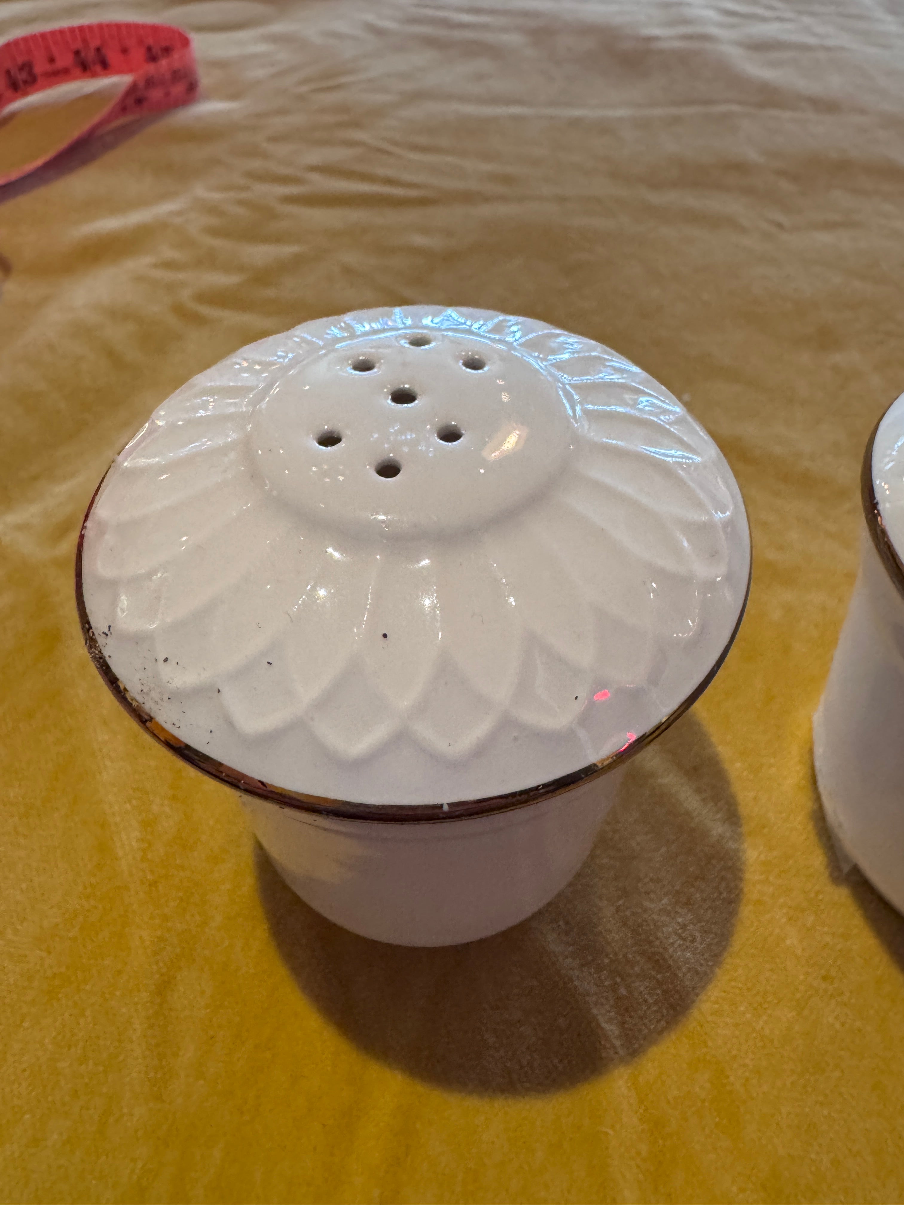 Porcelain Salt & Pepper Shaker Set