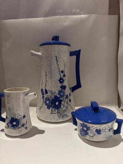 Dorlis Floral Coffee Set (pitcher, creamer, & sugar)