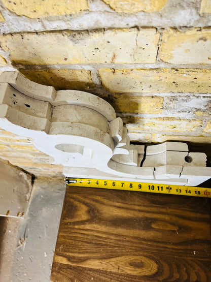 Antique Vintage Architectural Wooden Corbel