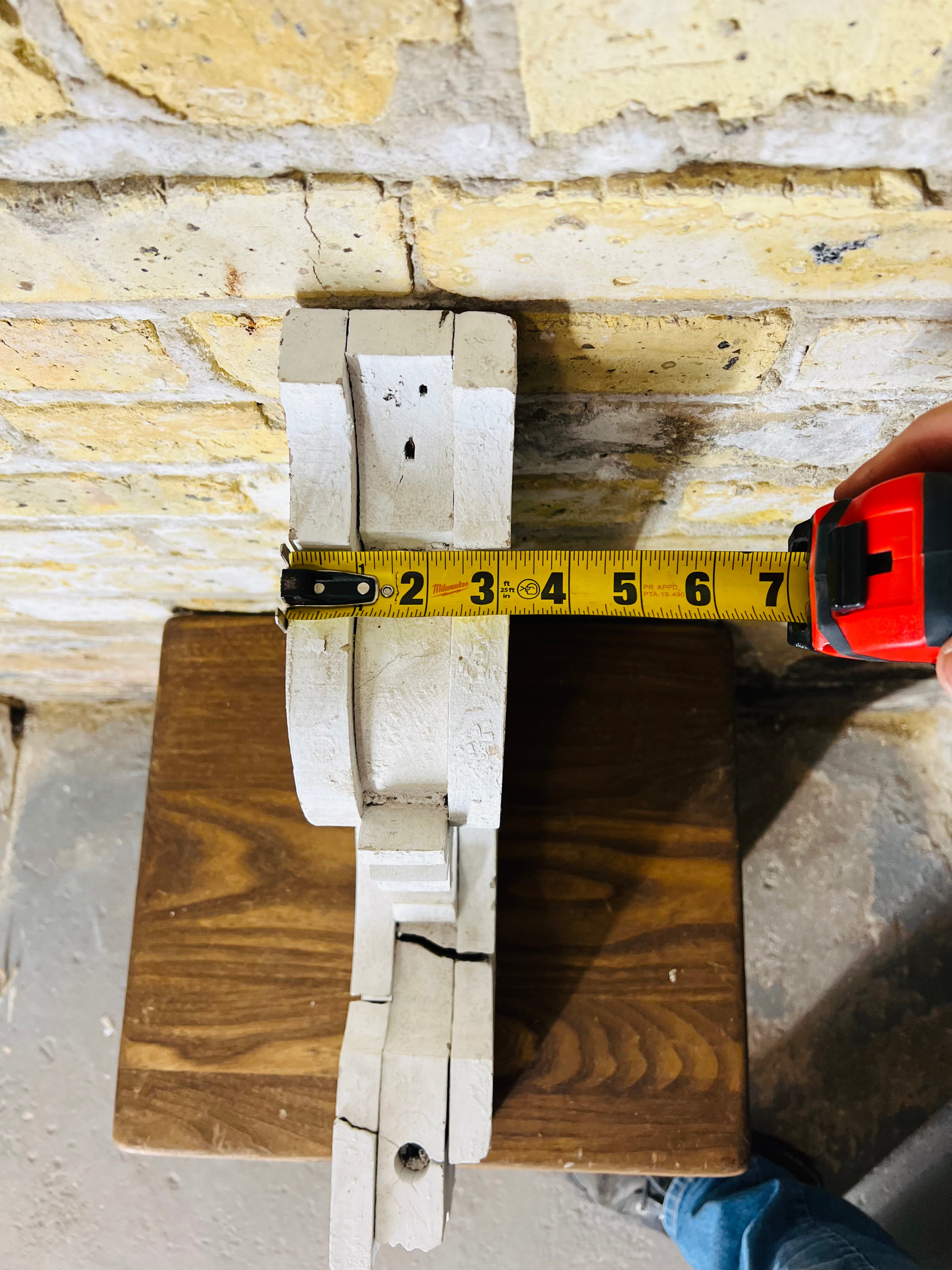 Antique Vintage Architectural Wooden Corbel