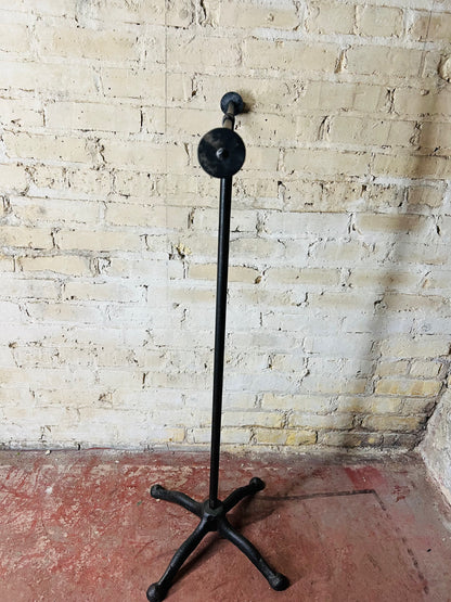 Adjustable Black Metal Long Armed T-Bar