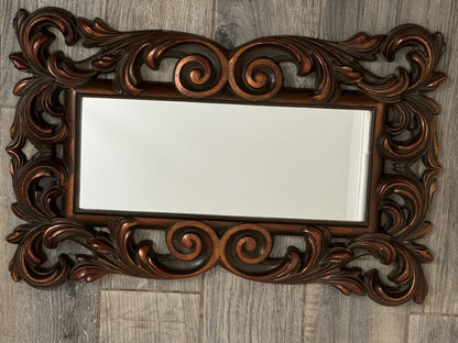 Vintage Turner wall accessory mid century mirror 26 x 18.