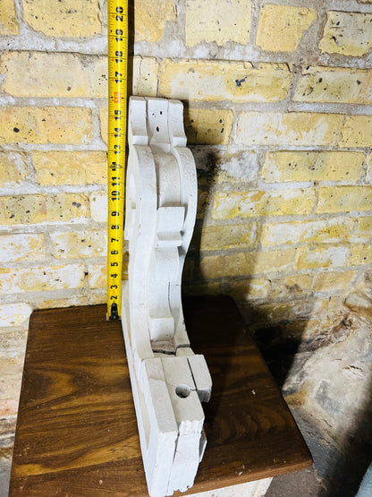 Antique Vintage Architectural Wooden Corbel