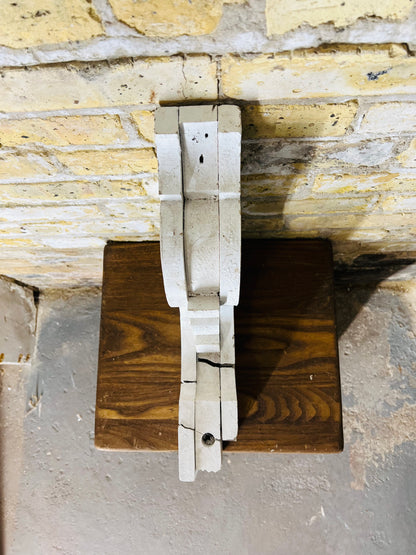 Antique Vintage Architectural Wooden Corbel