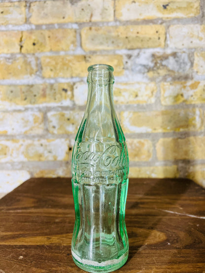 Vintage Coca Cola Green Glass Bottle