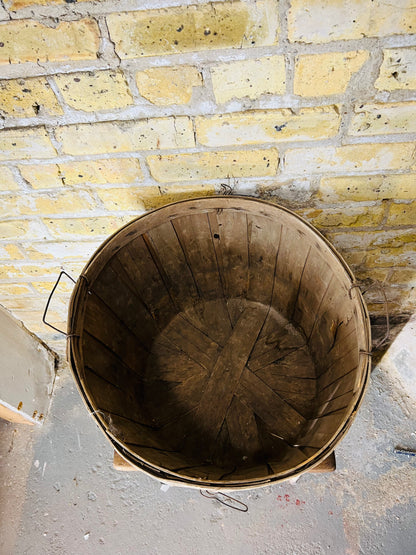 Vintage Orchard Bushel Basket