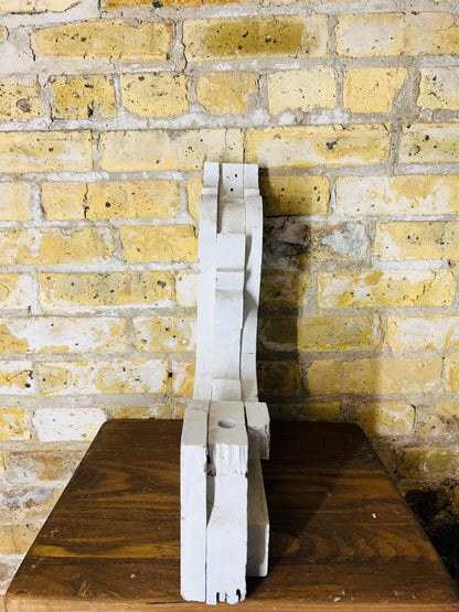 Antique Vintage Architectural Wooden Corbel