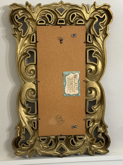 Vintage Turner wall accessory mid century mirror 26 x 18.