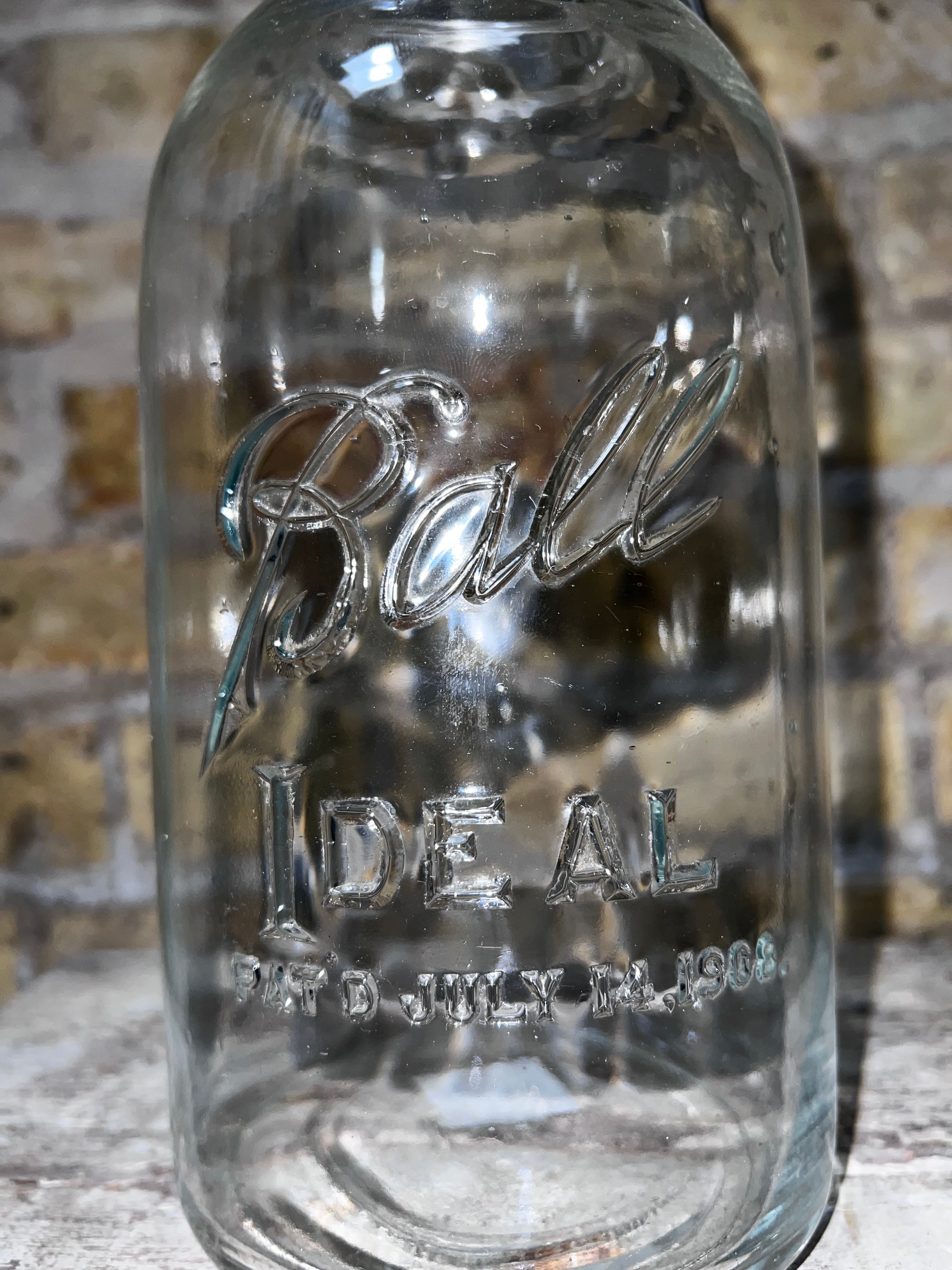 1908 Ball Canning Jar