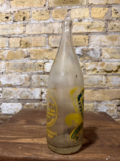 Vintage Crystal Springs Glass Bottle