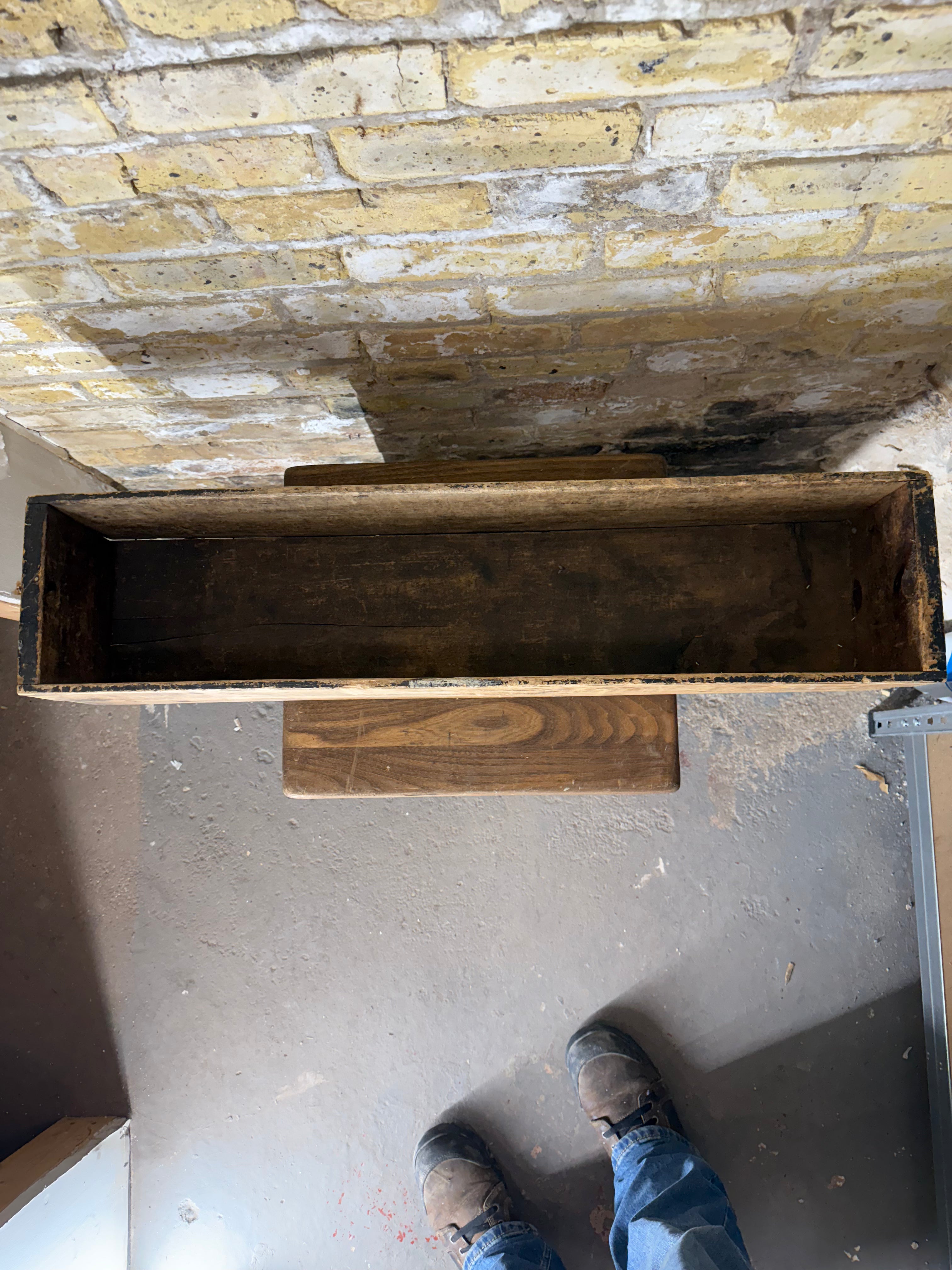 Rustic Long Rectangular Wood Box