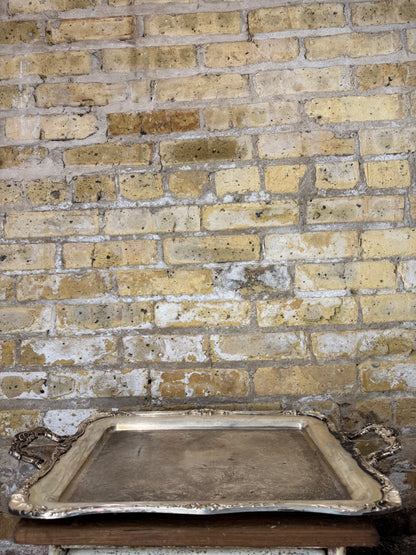 Antique Silver Tray