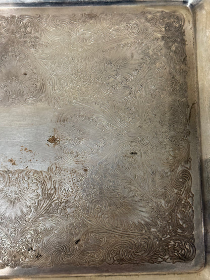Antique Silver Tray