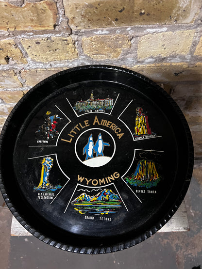Vintage Souvenir Tray - Wyoming