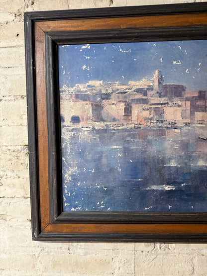 Vintage Sailboat Seascape
