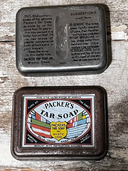 Packers Tar Soap Tin