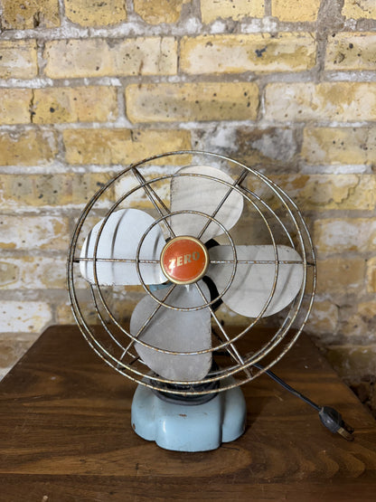 Vintage Zero Electric Metal Fan