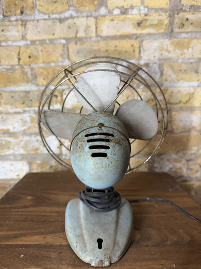 Vintage Zero Electric Metal Fan