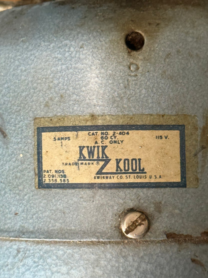 Vintage Kwik-Kool Cage Fan