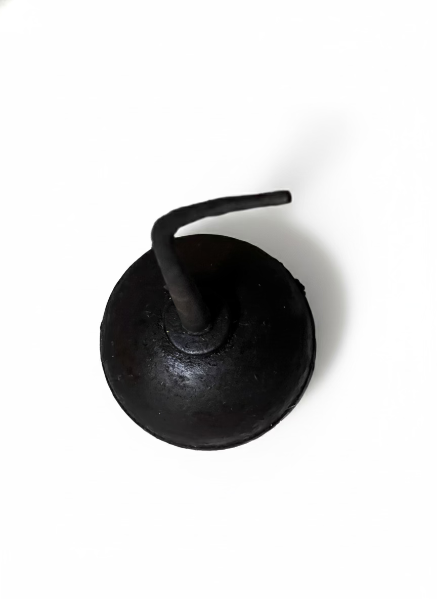 Vintage Metal Oil Can - Black