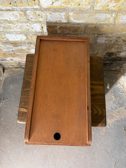 Vintage Wood Box with Lid