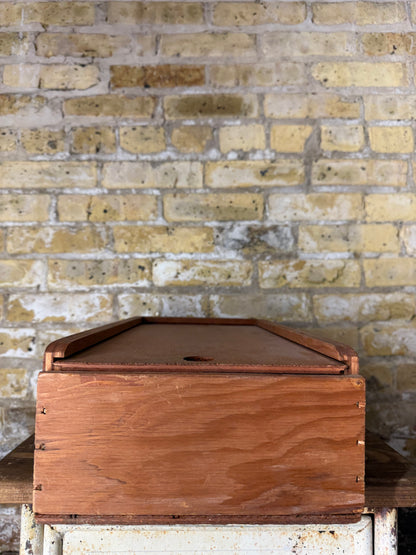 Vintage Wood Box with Lid