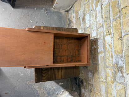 Vintage Wood Box with Lid