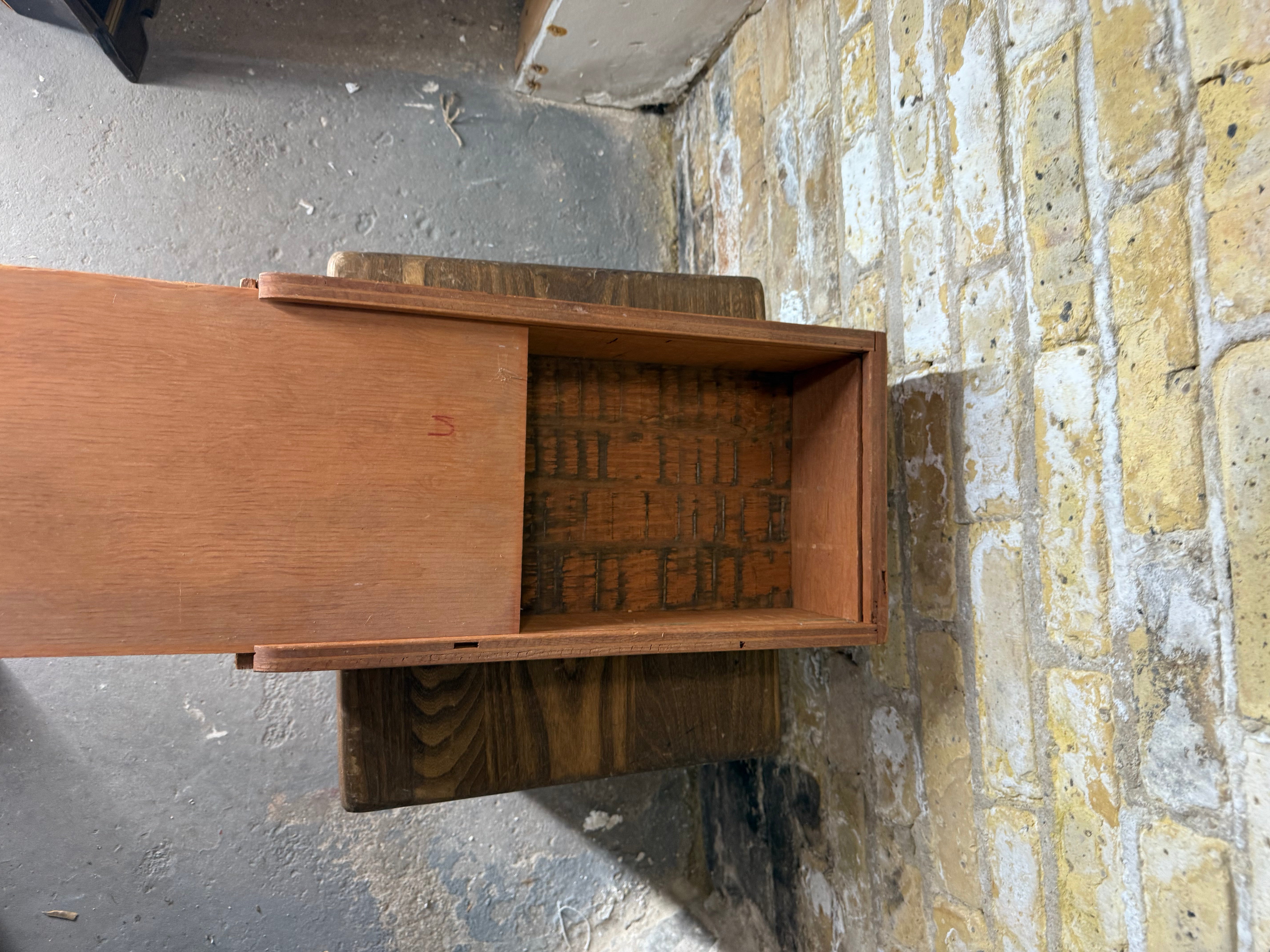 Vintage Wood Box with Lid
